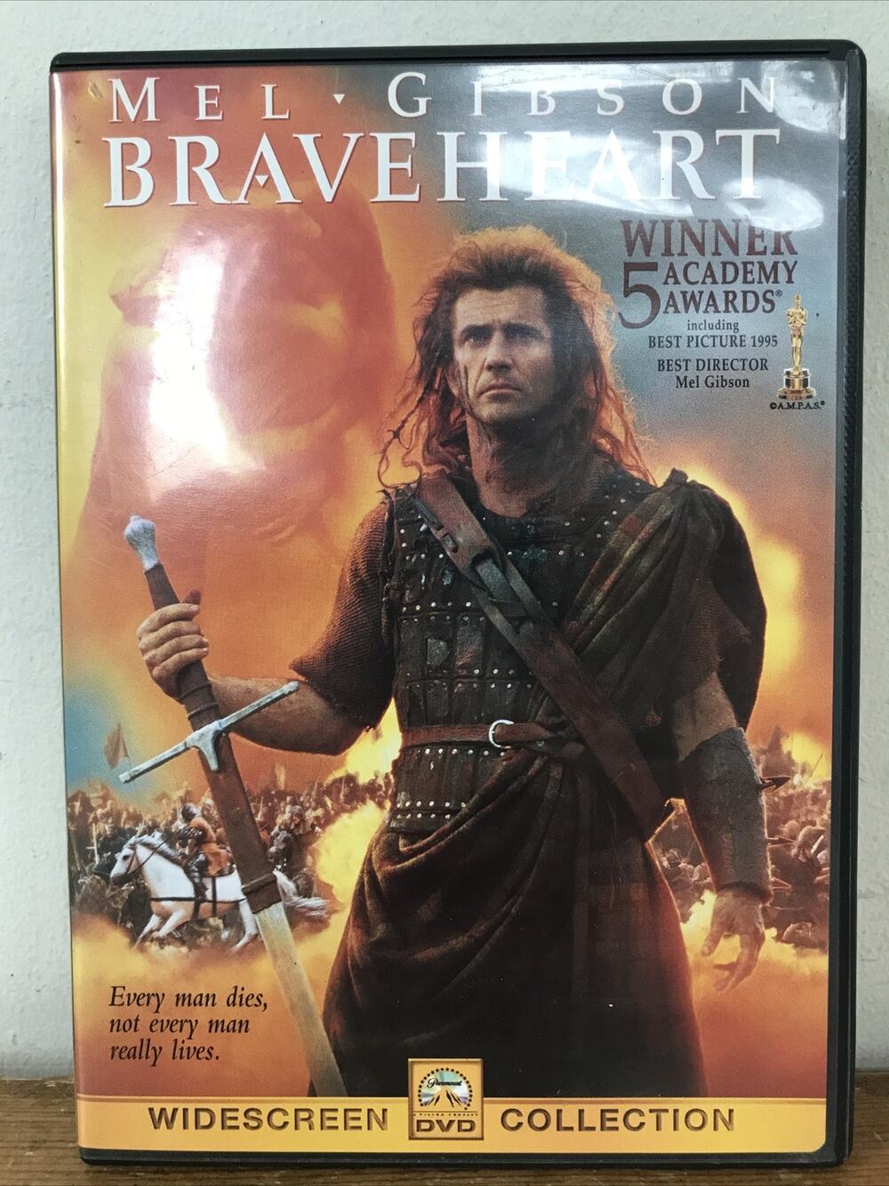 Braveheart Mel Gibson Widescreen Collection DVD 1995 Movie